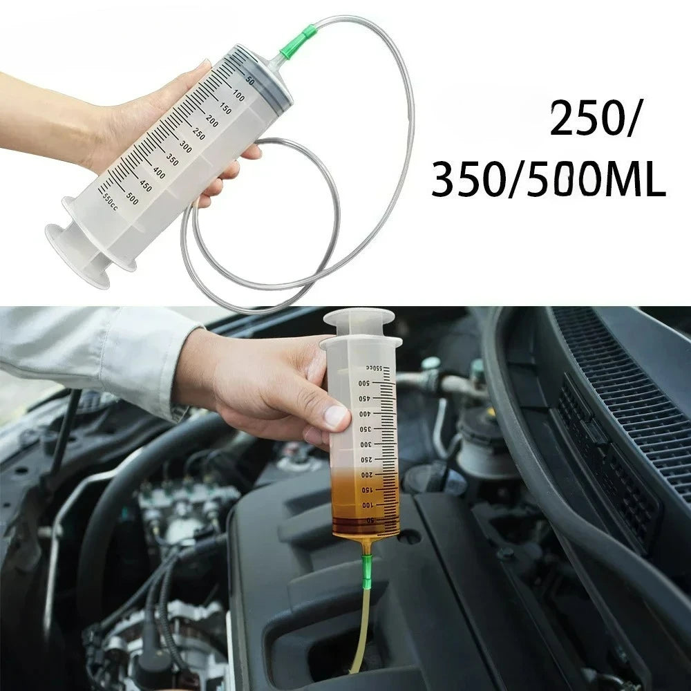 Auto Oil Extractor Tire Vacuum Pump Transfer Kit Car Syringe Set Automotive Duty Heavy Fluid With Durable Hose Agriculture