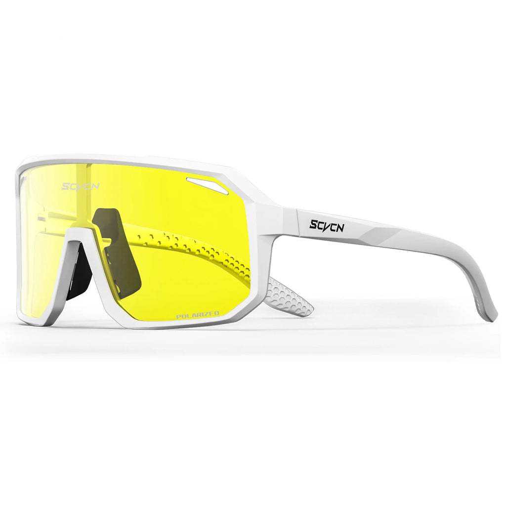 SCVCN Polarized Yellow Night Driving Fishing Glasses Cycling Equipment Outdoor Sports Bike Eyewear Camping Running Accessories