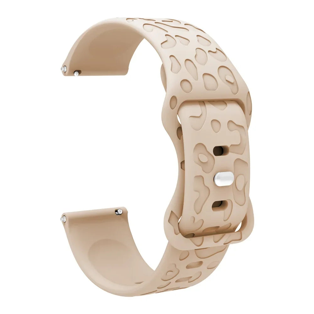 18mm 20mm 22mm Leopard Bracelet for Garmin Venu 3S Band Venu 2S Correa Active 5 Bands Garmin Forerunner 265 Band 265S 255S 255