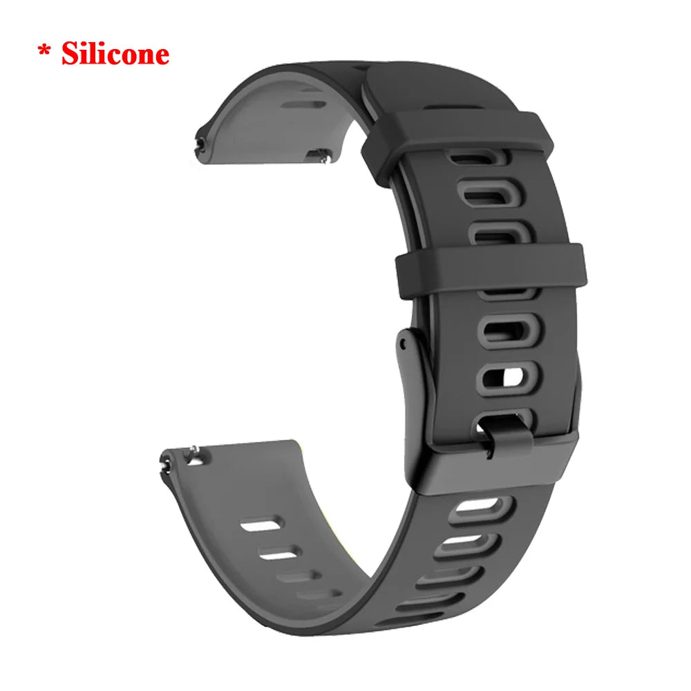 22mm Bracelet Leather Pемешок GTR4 Bands For Huami Amazfit GTR 3 Pro GTR 4 Watch Straps GTR3/GTR2/2e Stratos 3 2S 47mm Wristband