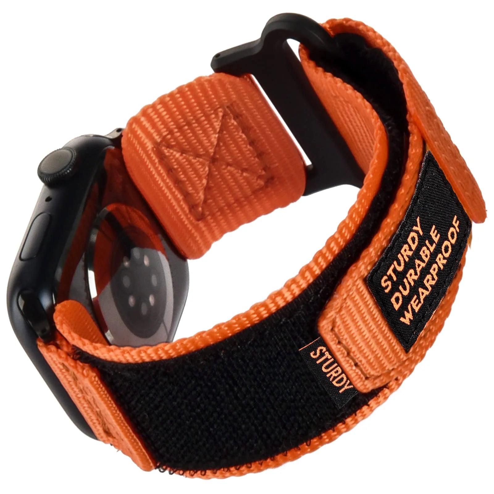 Nylon Woven Band Compatible with Apple Watch Series 9/8/7 6/5/4/SE Ultra 2/3 - Adjustable Strap for 49mm 46mm 42mm 44mm 45mm 40m
