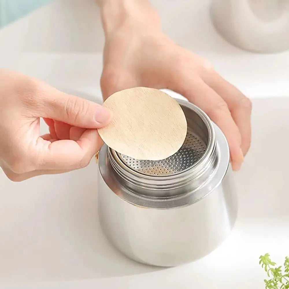 100Pcs 51/53/58mm Coffee Filter Paper Round Universal Water Filter Papers Disposable Espresso Portafilter Accessories