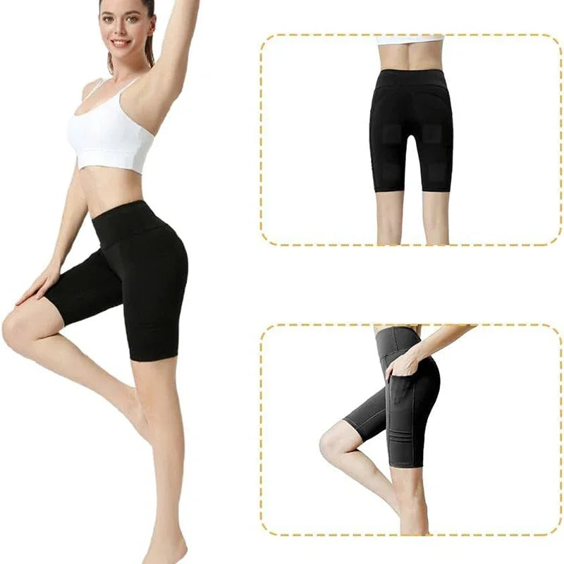 Intelligent Yoga Shorts EMS Micro Current Massage Stimulates Buttocks Muscles Lifts Buttocks And Shapes Training Pants USB