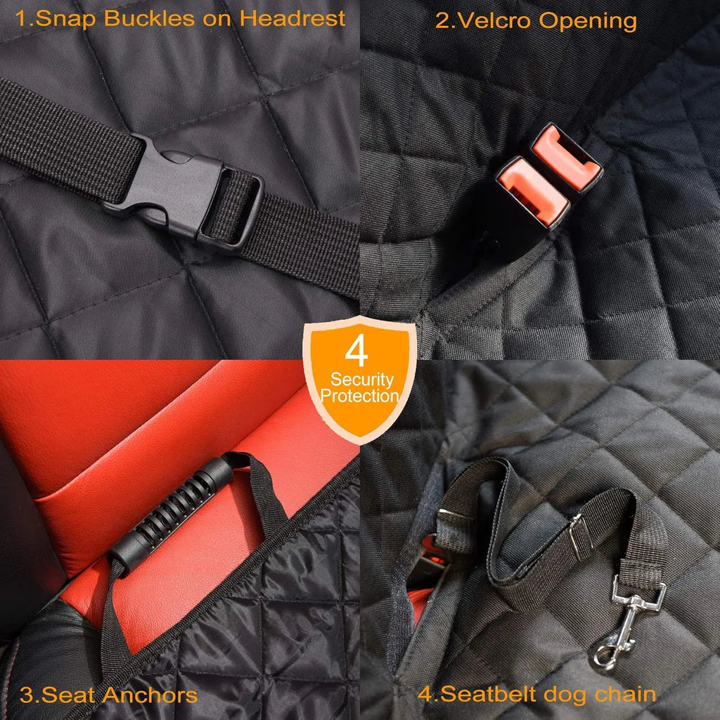 Dog Seat Cover for Cars, Waterproof Bench Seat Protector Nonslip Soft Pet Back Seat Cover for Trucks SUV
