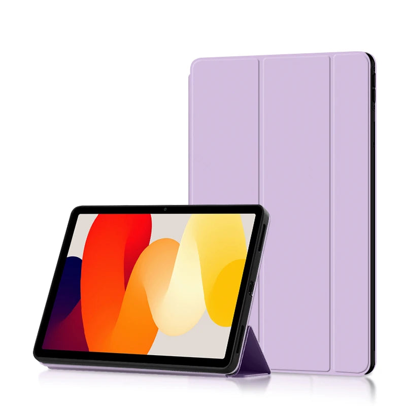 AJIUYU For Xiaomi Redmi Pad SE Case 11 inch 2023 Tri-Folding Flip Stand Cover For Redmi Red Mi Pad SE Tablet Auto Sleep Cover