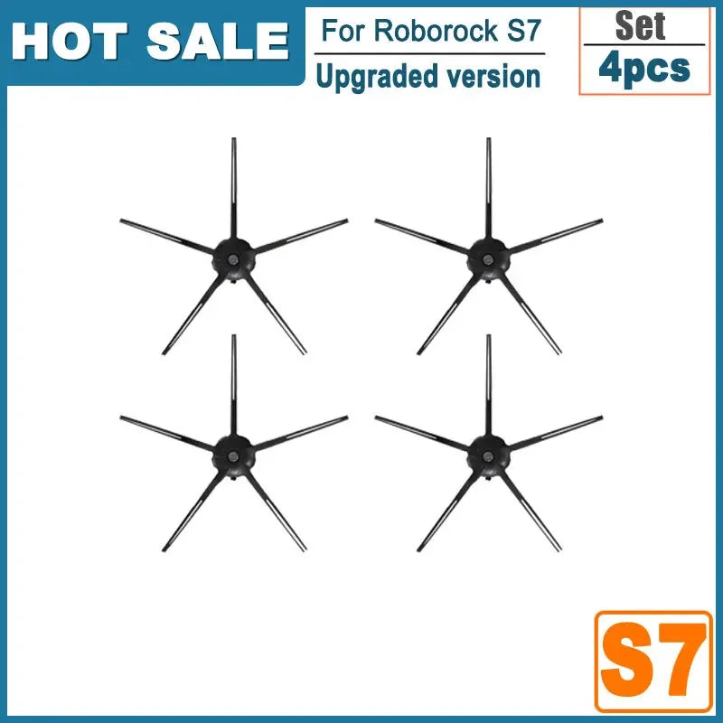 Accessories For Xiaomi Roborock S7 S70 S7Max T7S T7S Plus HEPA Filter Mop Cloth Main Side Brush Robot Vacuum Cleaner Spare Parts
