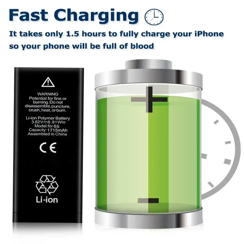 Xilecaly Battery For iPhone 14 Pro Max 11 Pro 12 13 Mini Pro Max Original Real High Capacity Replacement Bateria Warranty 1 Year