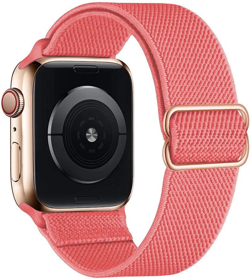 Scrunchie Strap for Apple Watch Band 45mm 44mm 40mm 41mm Adjustable Nylon Bracelet iWatch Series Ultra 3 4 5 SE 6 7 8 9 10 11