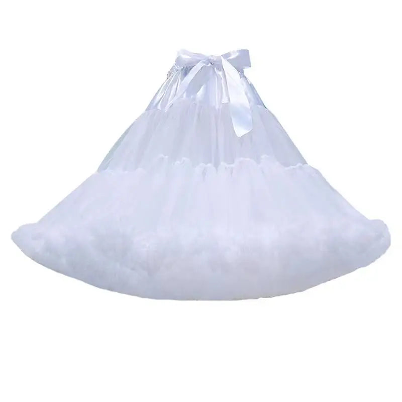 Fashion Dress 45cm Tulle Puffy Skirt Fluffy Underskirt Short Underskirt Petticoat Lolita Petticoat