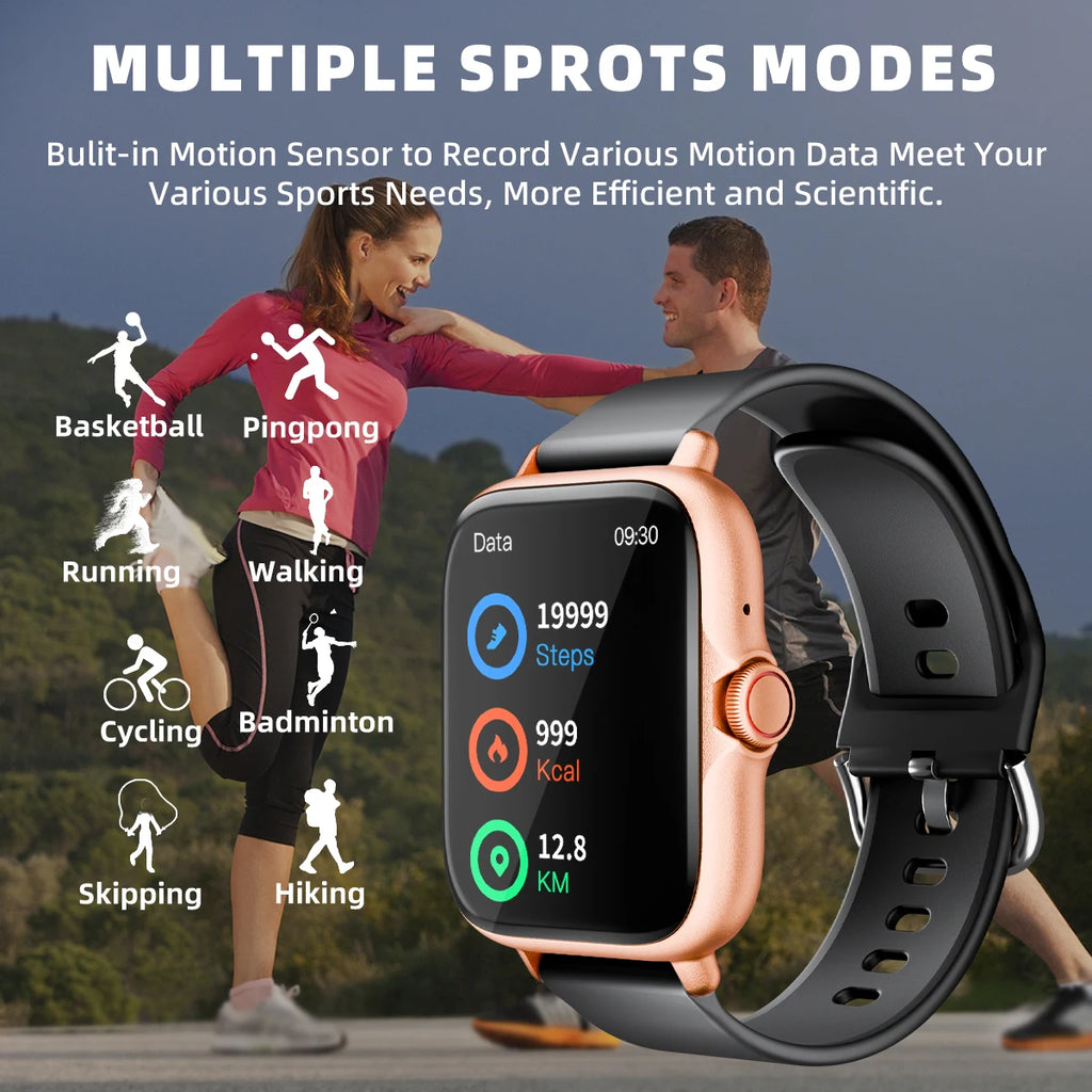 1.83'' Waterproof Smart Watch with Message Answer Call Sleep Monitoring Sports Pedometer Information Alerts For iPhone Android