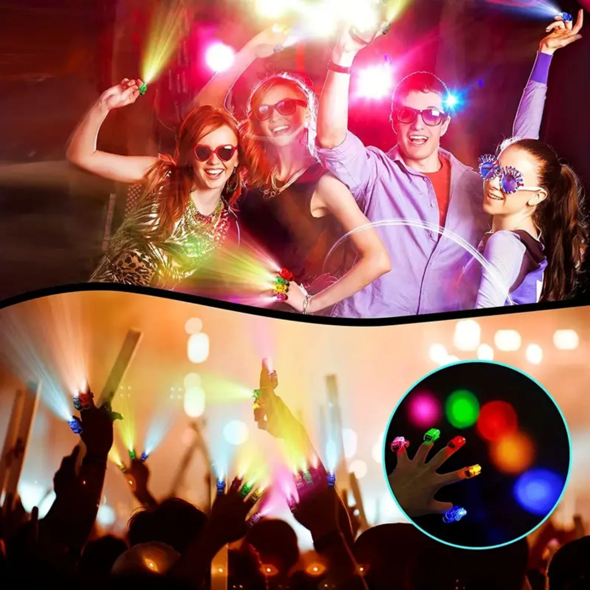 168 Pcs Glow In The Dark Party Supplies, Light Up Party Favors 12PCS LEDGlasses, 16PCs Foam Glow Sticks, 40PCs Finger Lights, 97pcs Glow Sticks ForWedding, Concert, Raves, Birthday Party Ring Gift For Halloween And ChristmasD