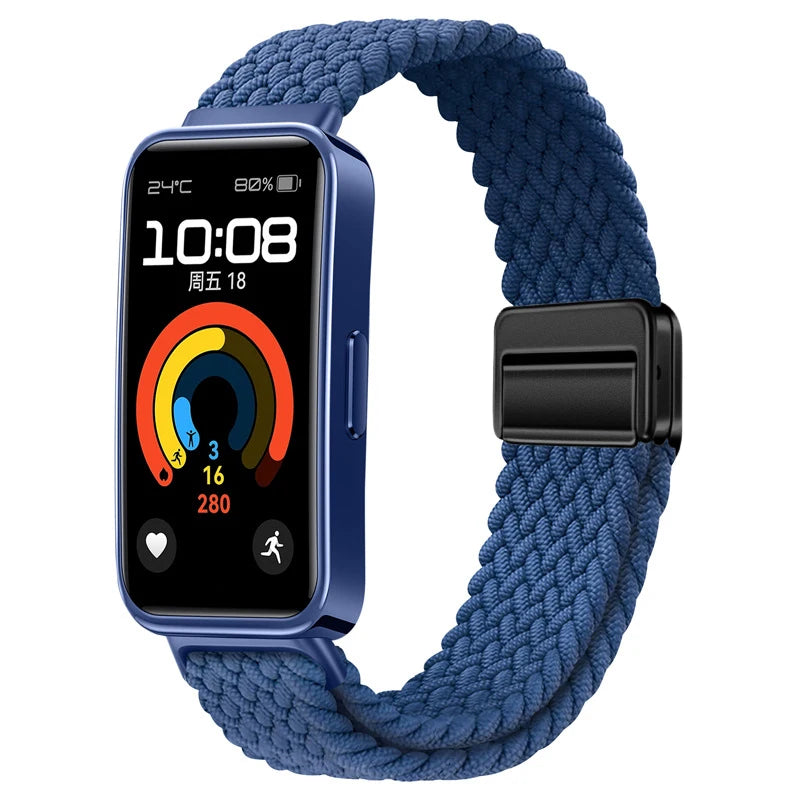 Sports Nylon Loop Strap for Huawei Band 11/11 Pro/10/9/8 Official Replacement Bracelet Belt Huawei Band 11 Wristband Accessories