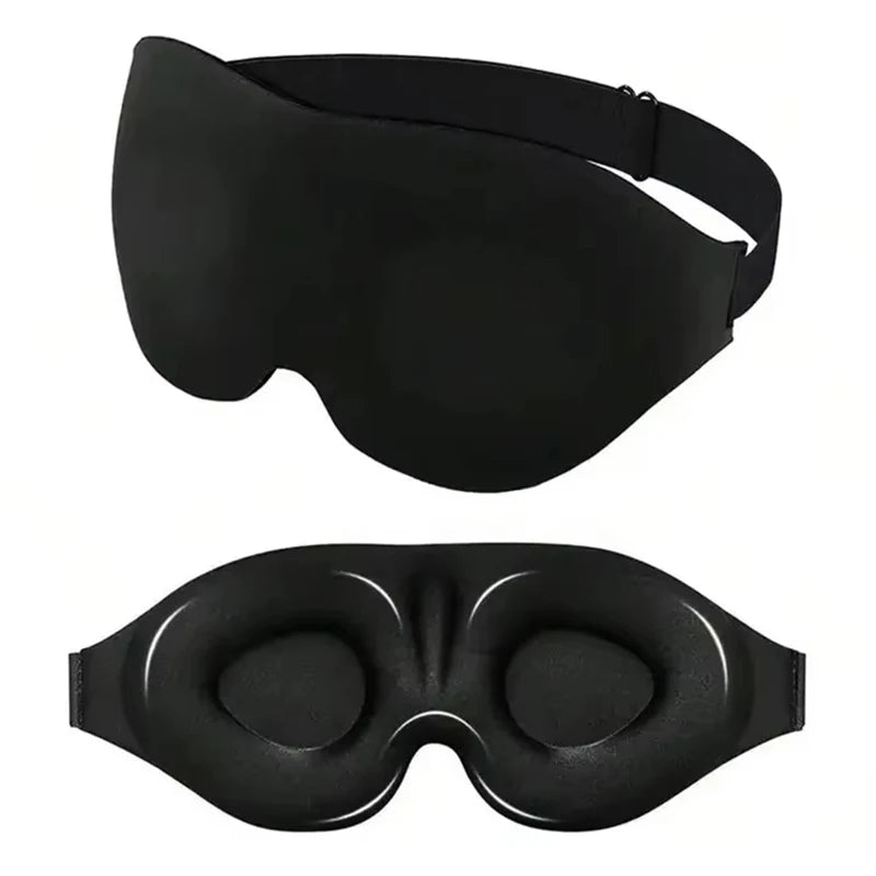 3d Eye Mask Adjustable Suitable For Men And Women With No Pressure On The Eyes Breathable And Light Blocking Eye Mask Black
