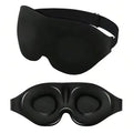 3d Eye Mask Adjustable Suitable For Men And Women With No Pressure On The Eyes Breathable And Light Blocking Eye Mask Black