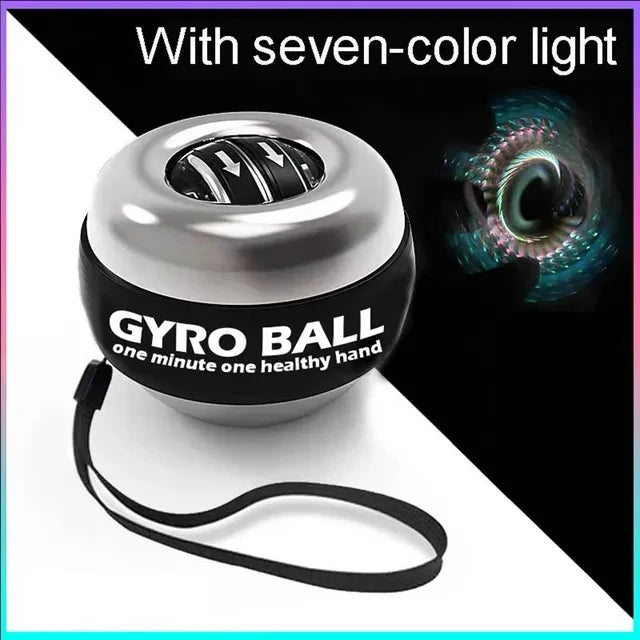 LED Wrist Ball Power Trainer Ball Auto-Start Gyroscopic Arm Hand Forearm Exerciser Power Wrist Gyro Ball Sport Fitness Equipment