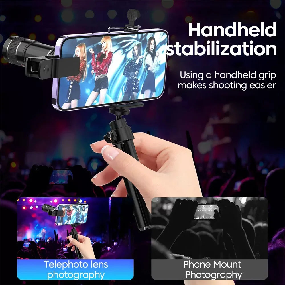 20X Zoom HD Universal Optical Camera Telephoto Clip Lens Phone Smartphone Telescope Focus Len Concerts Contest Observe Animal