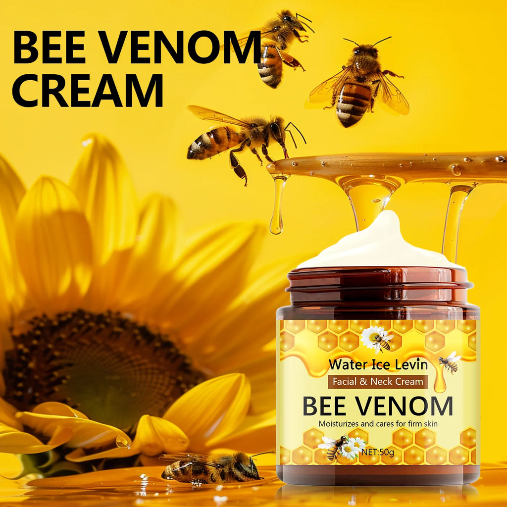 Bee Venom Cream Face Whitening Cream Remove Dark Spots Fade Freckle Melanin Anti Wrinkle Aging Moisturizing Brighten Skin