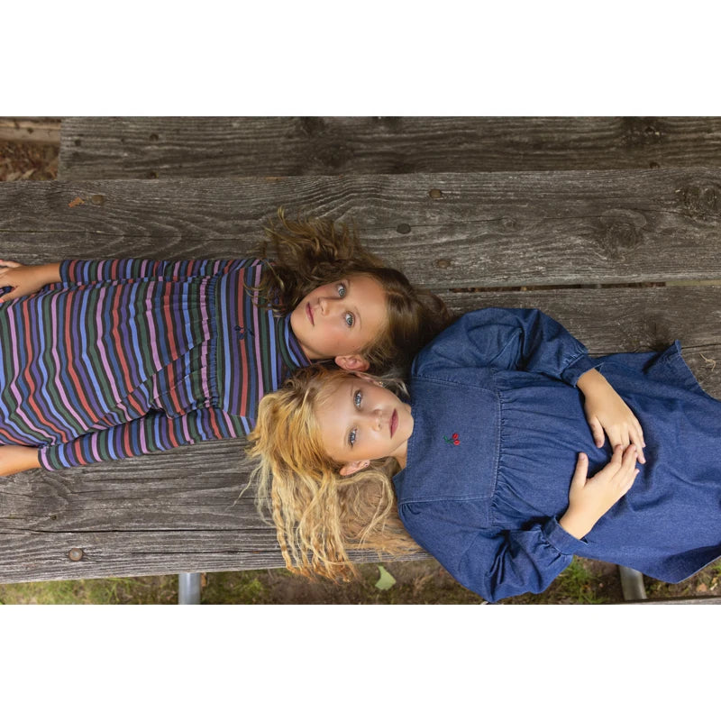 Ali Plus AW26 Stripe and Denim Collection Skirt overalls Rompers Shirts Family Matches Clothing