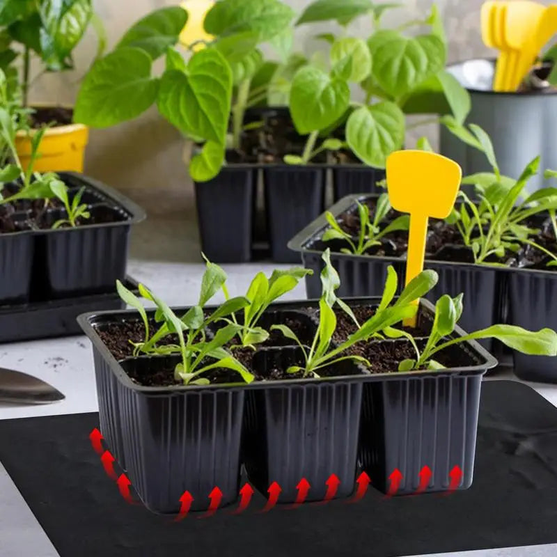 Plant Heat Mat PVC Leather Plant Warming Mat Indoor USB Warm Hydroponics Heating Pad For Indoor Plants Reptiles