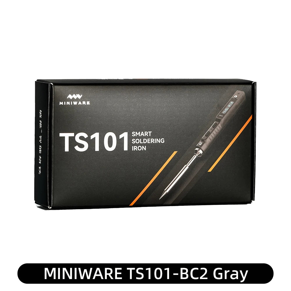 Original MINIWARE TS101 Soldering Iron Portable Adjustable Temperature Digital Solder Station Tip TS-BC2 PD3.1 90W TS100 Upgrade