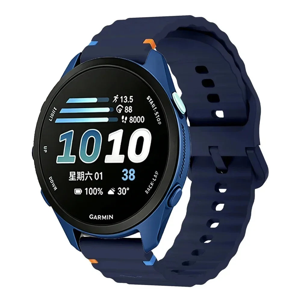 18/20/22mm Silicone Band for Garmin Forerunner 70 170 965 265 55 165 970 570 47/42mm Strap Garmin Venu 4 45/41mm Active 6 Correa