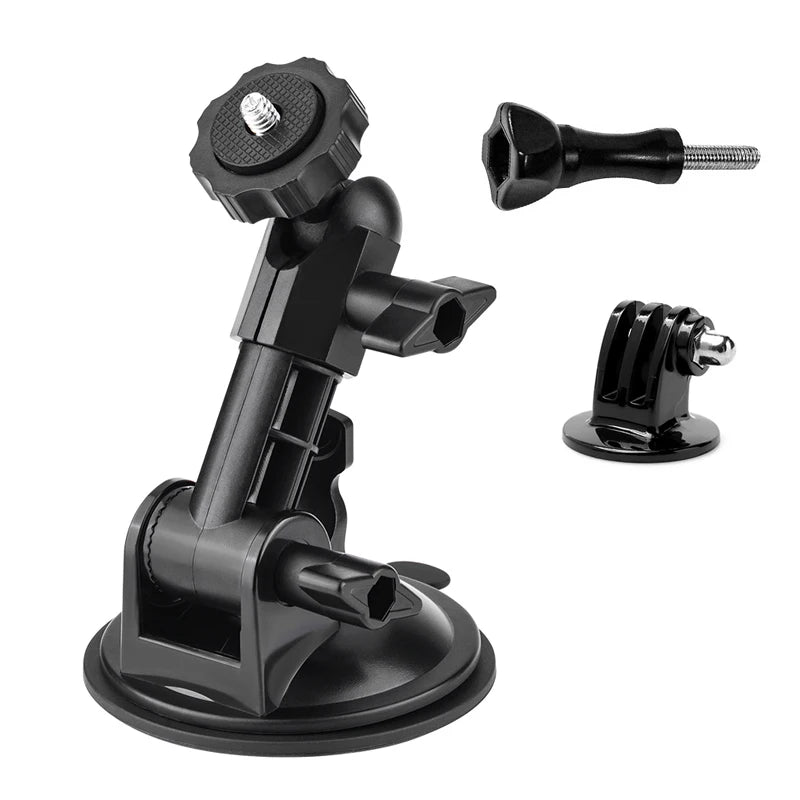 For Go Pro 13 12 11 10 9 8 7 Accessories Car Phone Suction Cup Holder for Insta 360 X5 X4 ACE PRO 2 SJCAM DJI OSMO Action 5 Pro