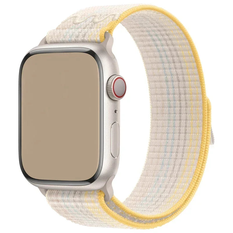 Nylon Band for Apple Watch Band Ultra 2 49mm 44mm 40mm 45mm 41mm 42mm 40mm Bracelet Strap IWatch Ultra Series 9 7 6 5 Se 8