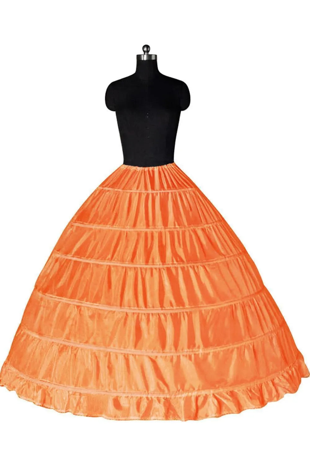 Babyonlinedress 6 Hoops Crinoline Ball Gown Wedding Petticoat Fluffy Underskirt Mariage Half Slips Wedding Accessories