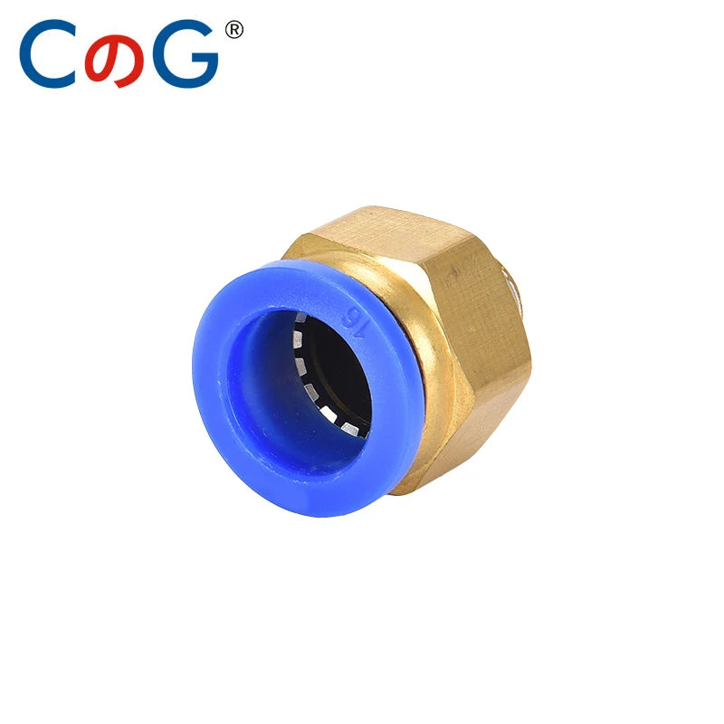 10PCS PC Pneumatic Fitting Air Quick Connecors Fitttings PC 4/6/8/10mm Thread 1/8" 1/4" 3/8" 1/2" Hose Quick Couplings