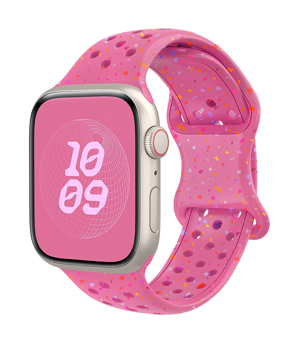 Silicone Strap for Apple watch band 40mm 41mm 45mm 44mm 46mm 49mm 42mm Breathable bracelet iwatch Series 11 10 9 8 SE 3 Ultra 2