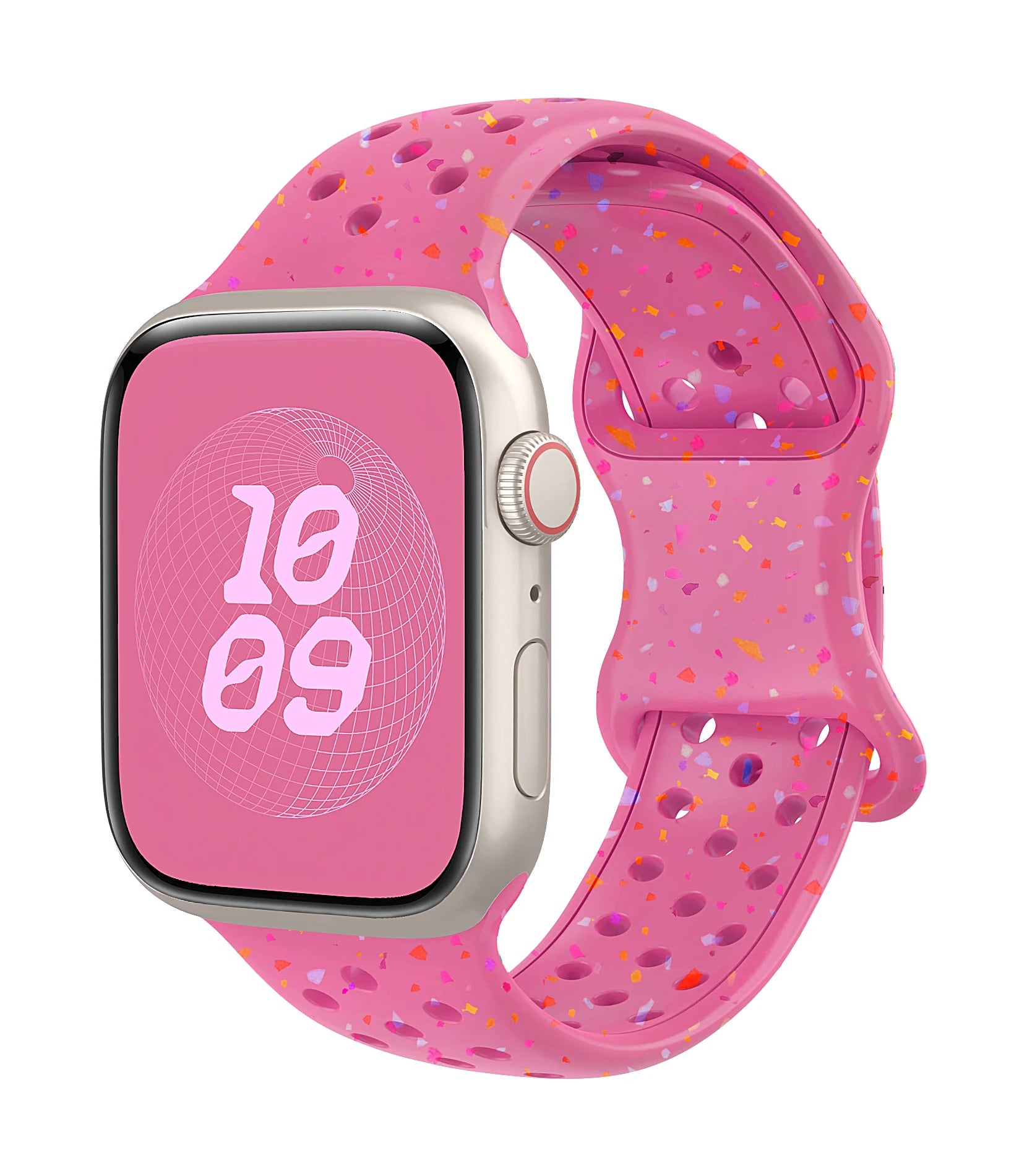 Silicone Strap for Apple watch band 40mm 41mm 45mm 44mm 46mm 49mm 42mm Breathable bracelet iwatch Series 11 10 9 8 SE 3 Ultra 2