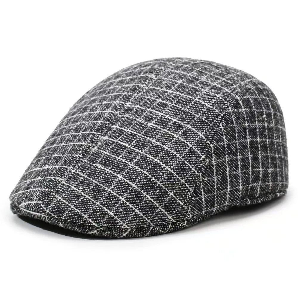New Soft Men Berets Casual Anti-UV Newspaper Hat Dad Hat Men
