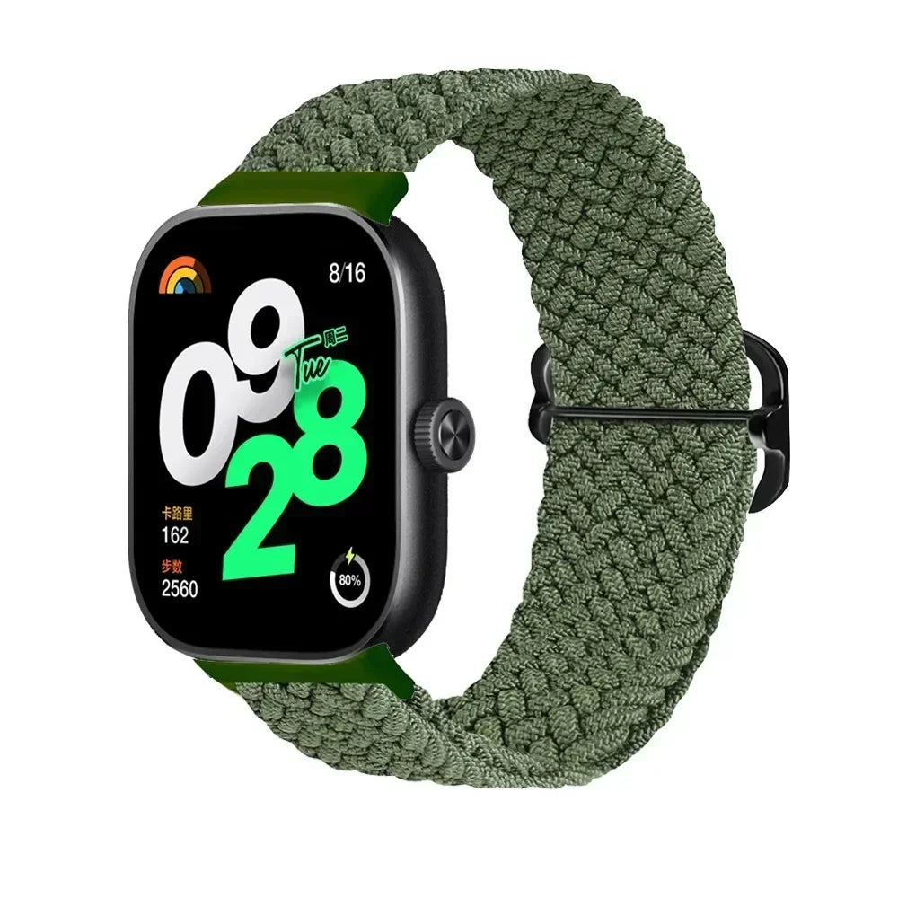 Nylon Strap for Xiaomi Redmi Watch 4/5/6 Adjustable Wristband Sport Watchband for Mi band 9 Pro/Mi Band 8 Pro Belt Accessories