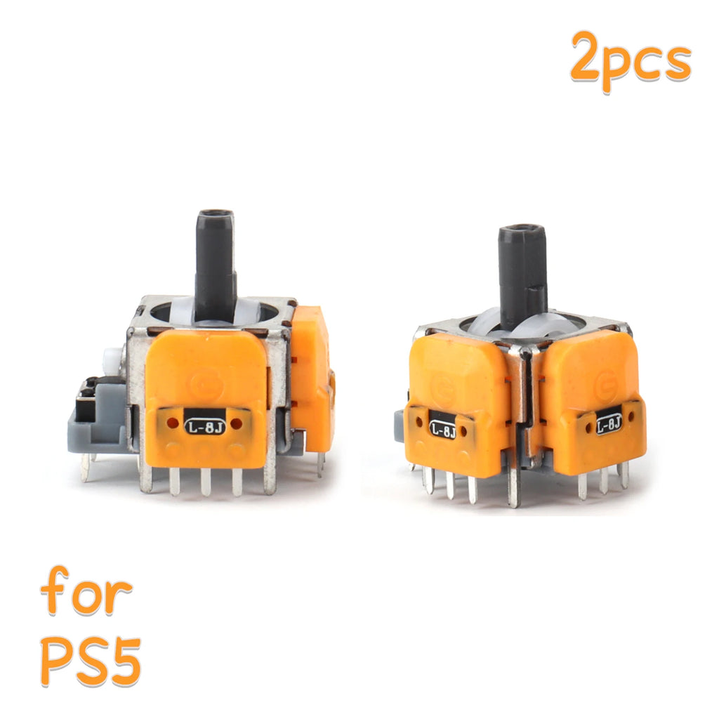 2pcs Replacement Hall Effect Joystick 3D Analog Sensor ThumbStick for PS5/PS4/Xbox One/Series Controller Repair Parts Accessory