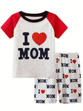 Girls' Cartoon T-Shirt and Shorts Pajama Set – Eight Colors