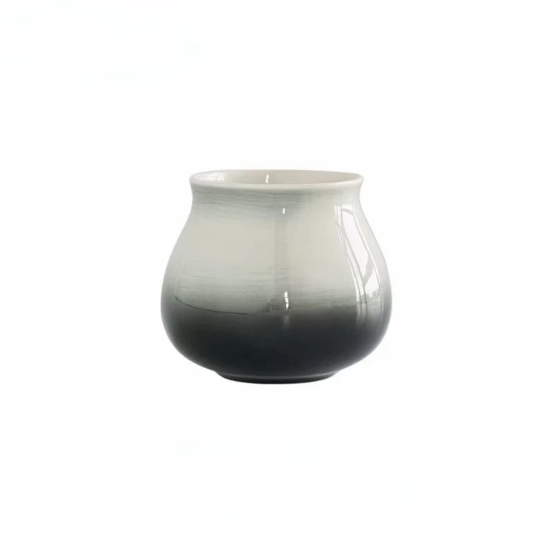 IKAPE Ceramic Coffee Mug Unisex 180ml Handled Mug Perfect for Latte, Cappuccino and Tea Microwave Safe Modern Unique Style