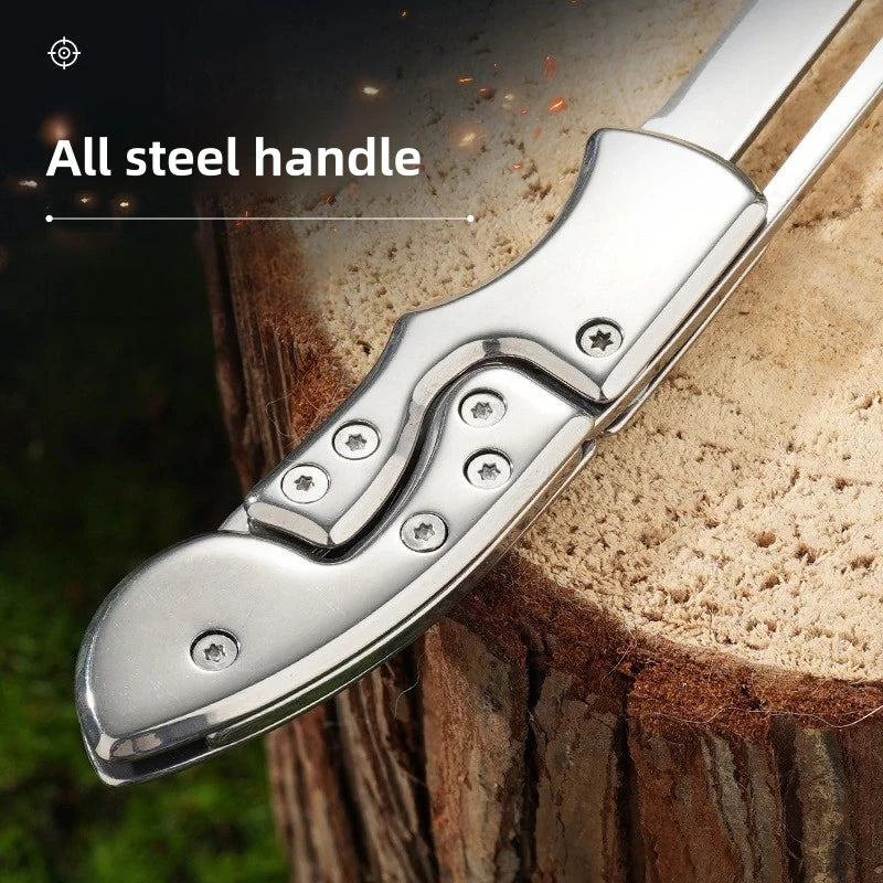 Outdoor Folding Knife Fruit Knife Stainless Steel Camping Knife Mini Mechanical Folding Knife Keychain Carrying Pocket Knife