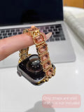 Elasticity Diamond Band For iWatch Ultra 10 9 8 7 6 5 Se 4 Metal Woman Strap For Apple Watch 38mm 40mm 41mm 42mm 45mm 46mm 49mm