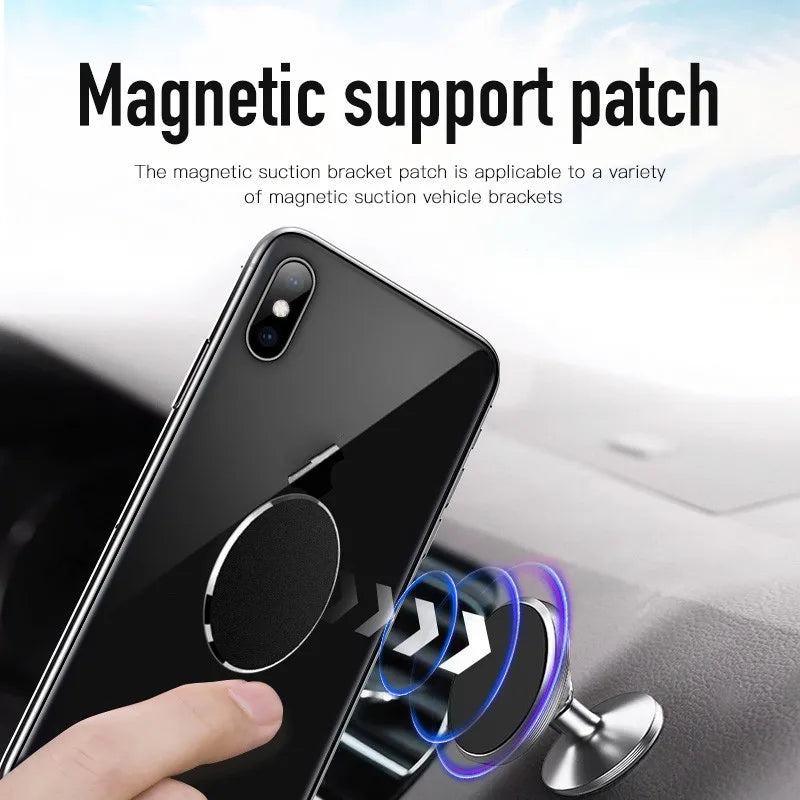 Thin Metal Plate Disk For Magnetic Car Phone Holder Iron Sheet Sticker Disk For Magnet Tablet Desk Phone Car Stand Mount Round