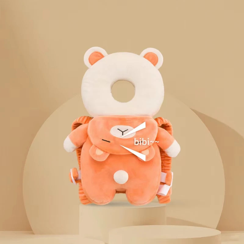 AIBEDILA Baby Head Protector Pillow Cartoon Backpack Toddler Safety Cushion for Learning to Walk Newborn Kids Anti-Fall Support
