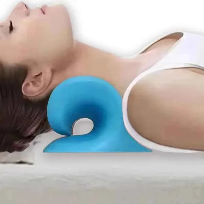 Portable Cervical Massage Pillow Gravity Trigger Point Neck Massager Pillow For Neck Correction Cervical Support Home Use