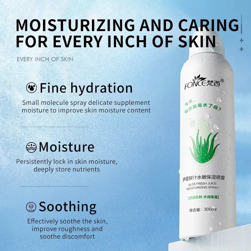 FONCE Aloe Fresh Juice Tender Moisturizing Spray 300ml