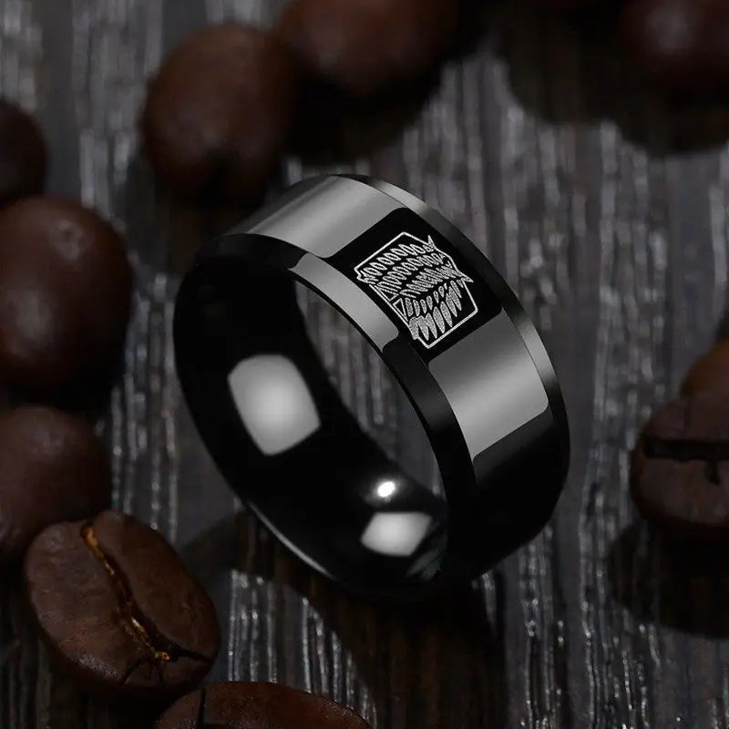 Wing-Emblem Fashion Ring – Five Colors