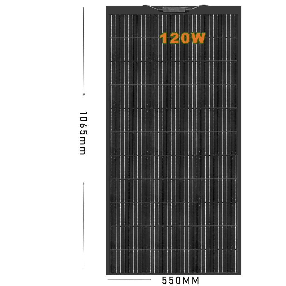 XINPUGUANG 150W 120W 100W 50W Flexible Solar Panel 18V Solar Charge 12V Battery Charger System Kit For Motor Home Camper Balcony