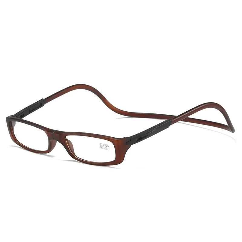 Presbyopic Glasses Presbyopia Protection Goggles Stone Man Mirror Transparent Acetate Rotatable Eye Wholesale Strong Magnetic