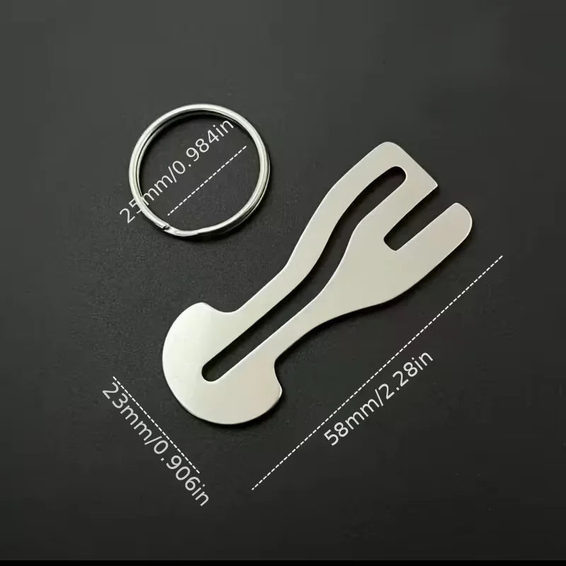 Reusable Portable Stainless Steel Shopping Cart Token, Shopping Cart Chain, Suitable for Supermarket Shopping Carts