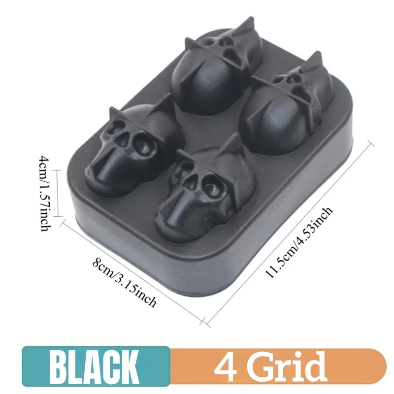 4/6/8/15Grids Silicone Ice Cube Molds Spherical Ice Molds Reusable Whiskey Ice Cube Molds Cocktail Freezer DIY Homemade Barware