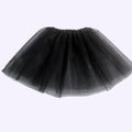 Girl Elastic Ballet Dancewear Tutus Mini Skirt For Birthday Party Dance 3 Layer Tulle Tutu Skirt for Kids Princess 2-8Y Girls