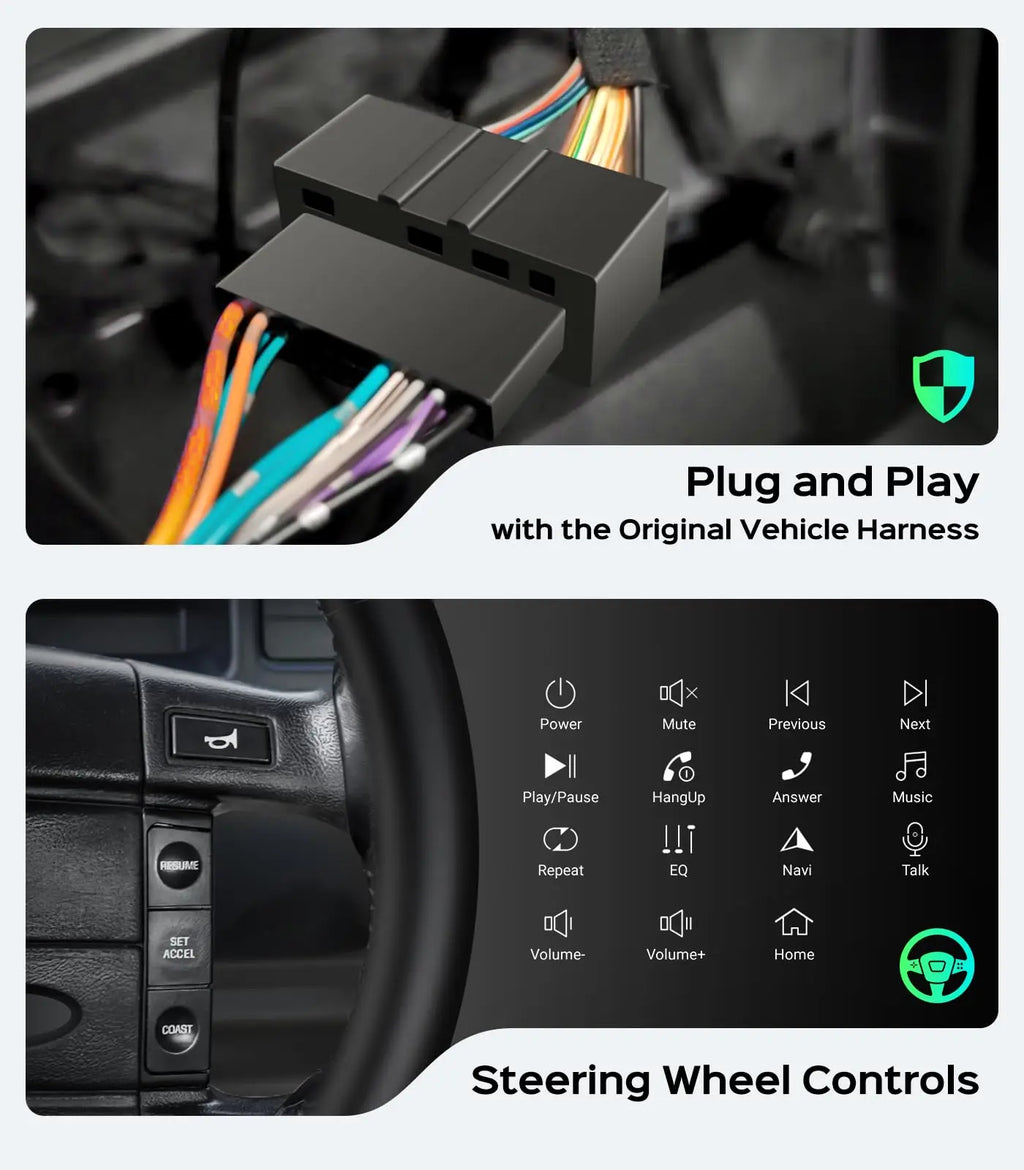 DRNVIYNC 6.9 Inch IPS 1280*480 Touch Screen 1Din Car Radio Wireless CarPlay Android Auto MP5 Player Bluetooth FM USB Car Multimedia Stereo It Mini Microphone Universal Auto Radio Head Unit Carplay Screen Autoradio GPS Navigat