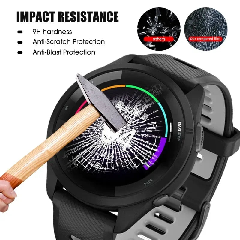 Tempered Glass for Garmin Forerunner 165 965 945 935 220 225 230 235 255s 735XT 620 630 Watch Anti Scratch Screen Protector Film